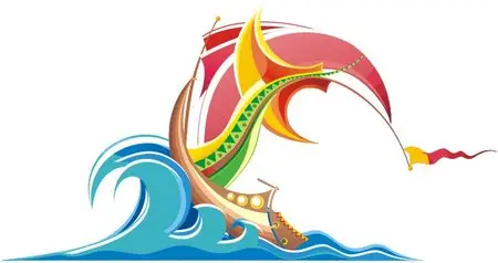 Ship at sea