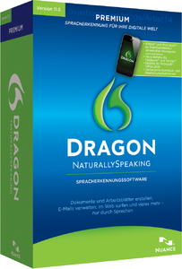 Nuance Dragon NaturallySpeaking Premium v11.5 GERMAN