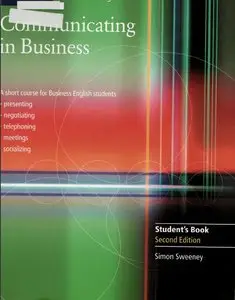 Communicating in Business: A Short Course for Business English Students, 2nd Edition (Cambridge Professional English)