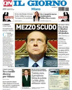 IL GIORNO DEL 14 GENNAIO 2011