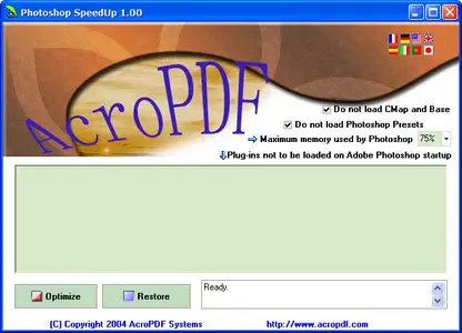 Photoshop SpeedUp 1.0