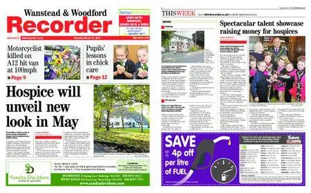 Wanstead & Woodford Recorder – March 15, 2018