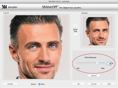 Imadio's ShineOff Photoshop Plug-In 2.2.2