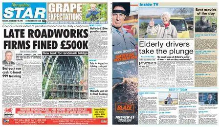 Shropshire Star Shrewsbury Edition – September 19, 2017