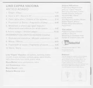  Lino Capra Vaccina ‎– Antico Adagio (1978) [Remastered 2014]