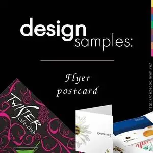 Design samples - Flyers postcards