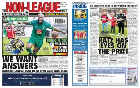 The Non-league Football Paper – October 25, 2020