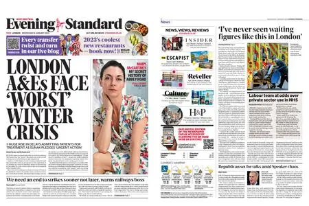 London Evening Standard – January 04, 2023