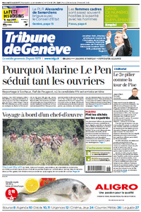 Tribune de Genève du Mercredi 3 Mai 2017