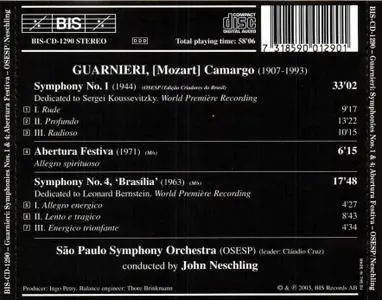 Sao Paulo SO; John Neschling - Camargo Guarnieri: Symphonies Nos. 1 & 4; Abertura Festiva (2003)