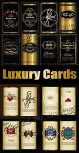 Luxury Vintage Cards Vector