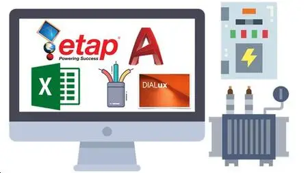 Electrical Power Distribution With,AutoCAD,Excel,DIALUX,Etap