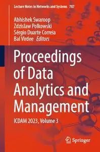 Proceedings of Data Analytics and Management: ICDAM 2023, Volume 3