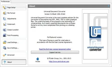 Universal Document Converter 5.8.1306.25160