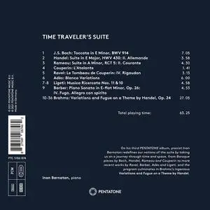 Inon Barnatan - Time Traveler's Suite: Bach, Handel, Rameau, Couperin, Ravel, Adès, Ligeti, Barber, Brahms (2021)