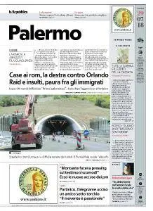 la Repubblica Palermo - 29 Luglio 2018