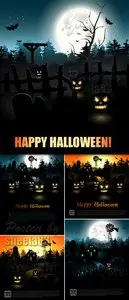 Halloween 2013 Backgrounds Vector