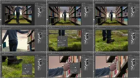 Video2Brain - Composing mit Photoshop: Bibliothek