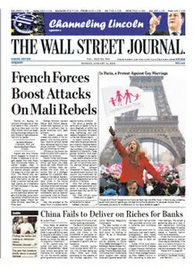 The Wallstreet Journal (Europe) January 14 2013