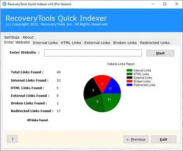 RecoveryTools Quick Indexer 4.1