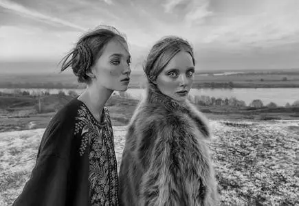 Masha Sher and Milena Korobeynikova - Andrey Yakovlev Photoshoot 2016