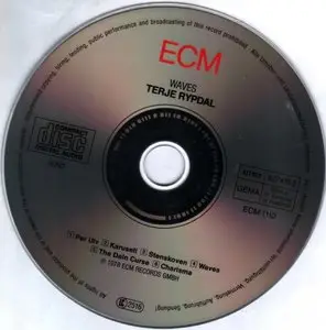 Terje Rypdal - Waves (1978) {ECM 1110}