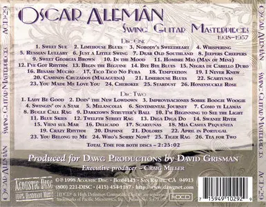 Oscar Aleman - Swing Guitar Masterpieces 1938-1957 (1998) 2CDs