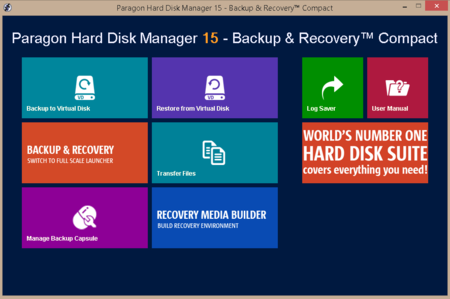 Paragon Hard Disk Manager 15 Backup & Recovery Compact 10.1.25.348 (x86/x64)