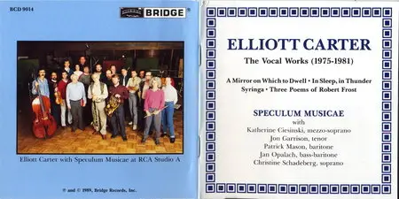 Elliott Carter (b. 1908) - The Vocal Works 1975-1981 (1989)