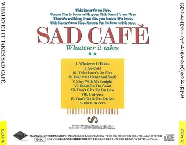 Sad Café - Whatever It Takes (1989)