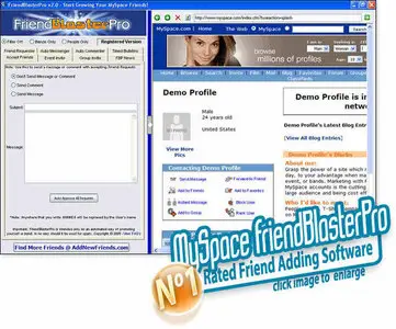  Myspace Friend Blaster Pro 10.2.8 