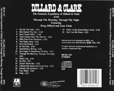 Dillard & Clark - The Fantastic Expedition of Dillard & Clark, Through the Morning, Through the Night {MFSL MFCD 791}(1968,1969