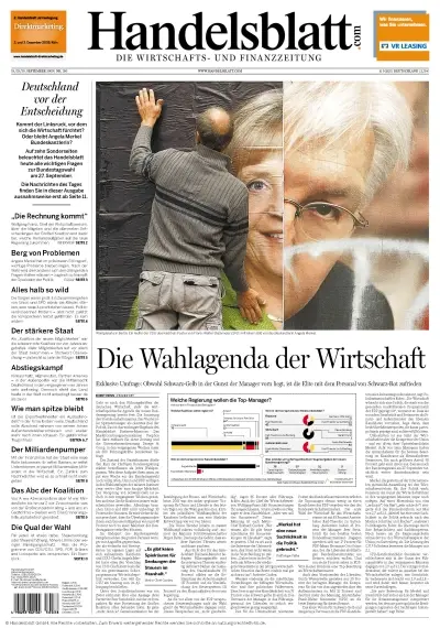 Handelsblatt vom 18.09.2009