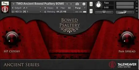 Taleweaver Orchestra Ancient Bowed Psaltery KONTAKT