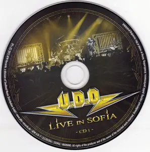 U.D.O. - Live In Sofia (2012) [DVD + 2CD]