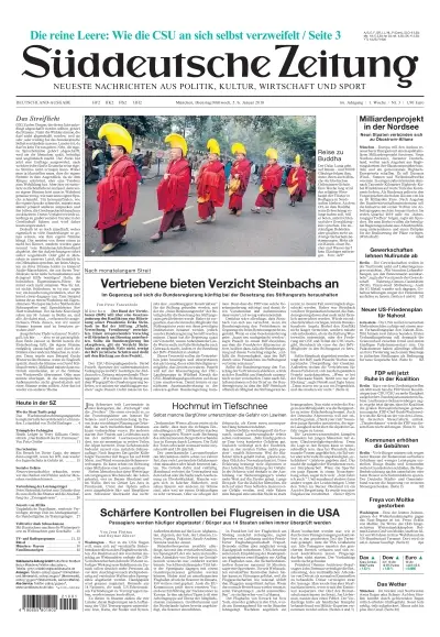 Sueddeutsche Zeitung vom 05.01.2010