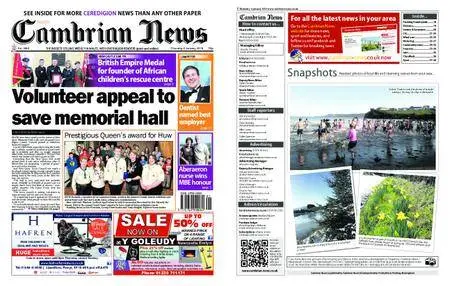 Cambrian News Cardigan & Newcastle Emlyn – 04 January 2018