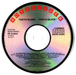 Tokyo Blade - Tokyo Blade (1983) {1985, 1st Edition On CD, Japanese Press For EU}