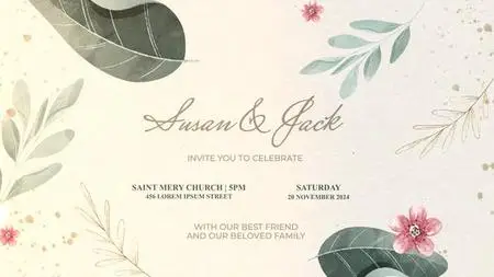 Wedding invitation slideshow 51600296