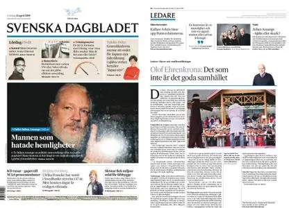 Svenska Dagbladet – 13 april 2019