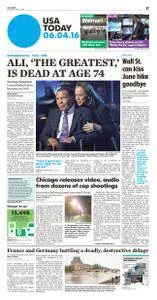 USA Today  June 04 2016