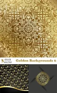 Vectors - Golden Backgrounds 6