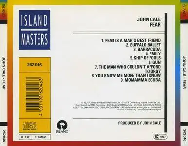John Cale - Fear (1974) {Island 262 046}