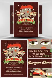 Flyer Template - Two For One 