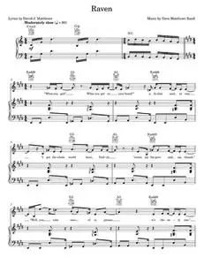 Raven - Dave Matthews Band (Piano-Vocal-Guitar)