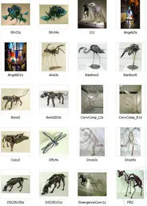 Sculptures made of recycled by Sayaka Kajita Ganz
