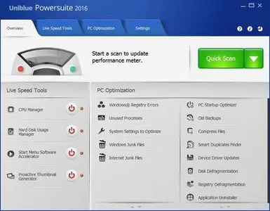 Uniblue PowerSuite 2016 4.4.1.0 Multilingual 