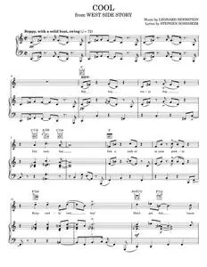 Cool (from West Side Story) - Leonard Bernstein, Stephen Sondheim, West Side Story Musical (Piano-Vocal-Guitar)