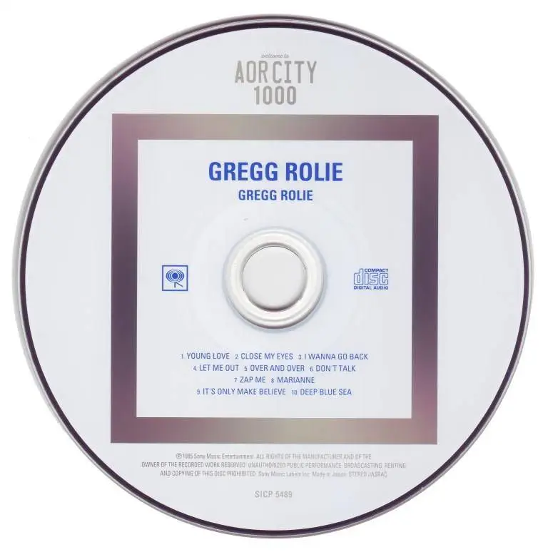 Gregg Rolie - Gregg Rolie (1985) [2017, Japanese Reissue]