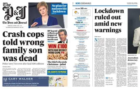 The Press and Journal Aberdeenshire – October 07, 2020